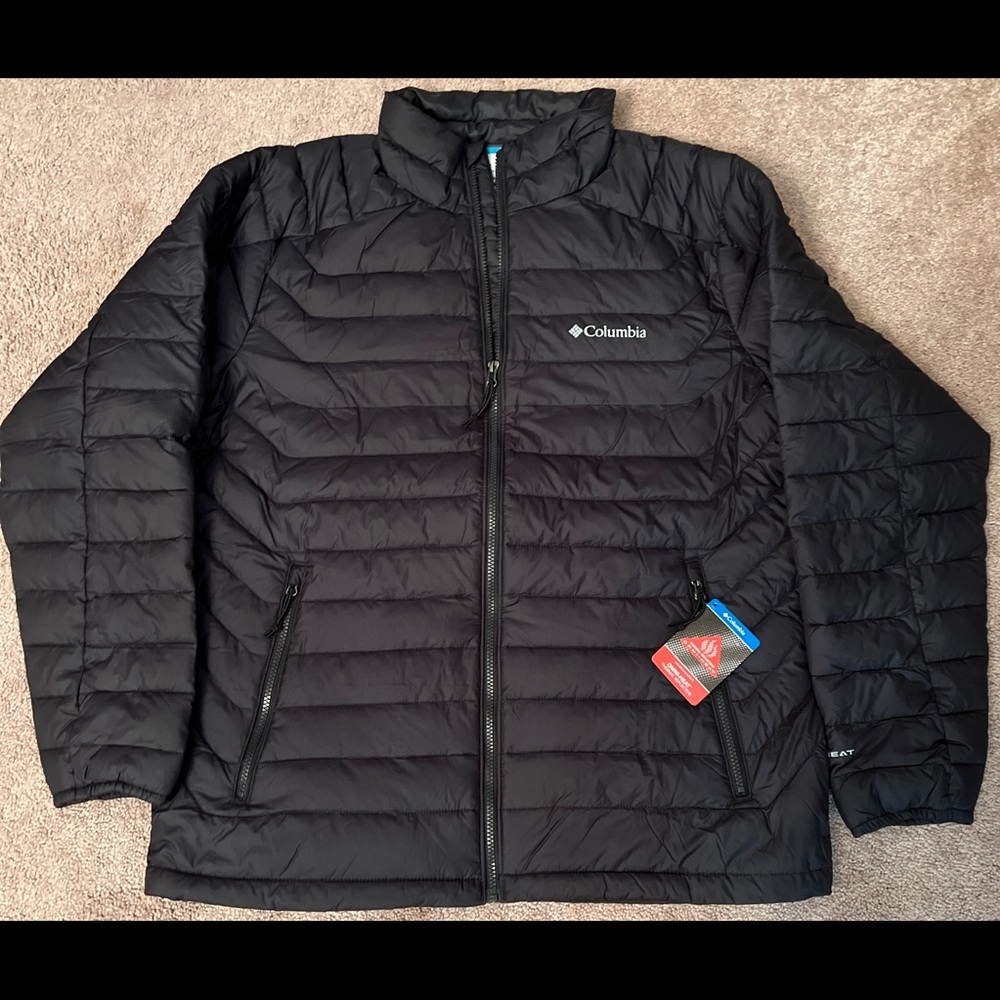 COLUMBIA MENS PUFFER JACKET SIZE L